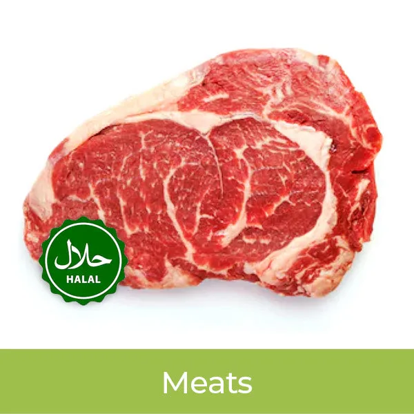 Fresh Halal meats at MEKKAH MART