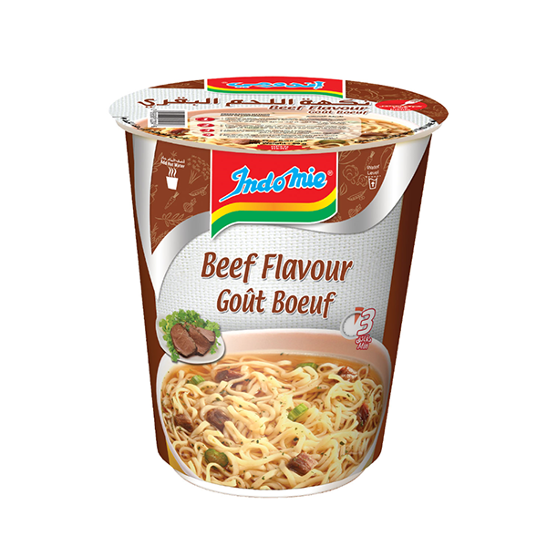Indomie Instant Noodles Beef Flavor Cup