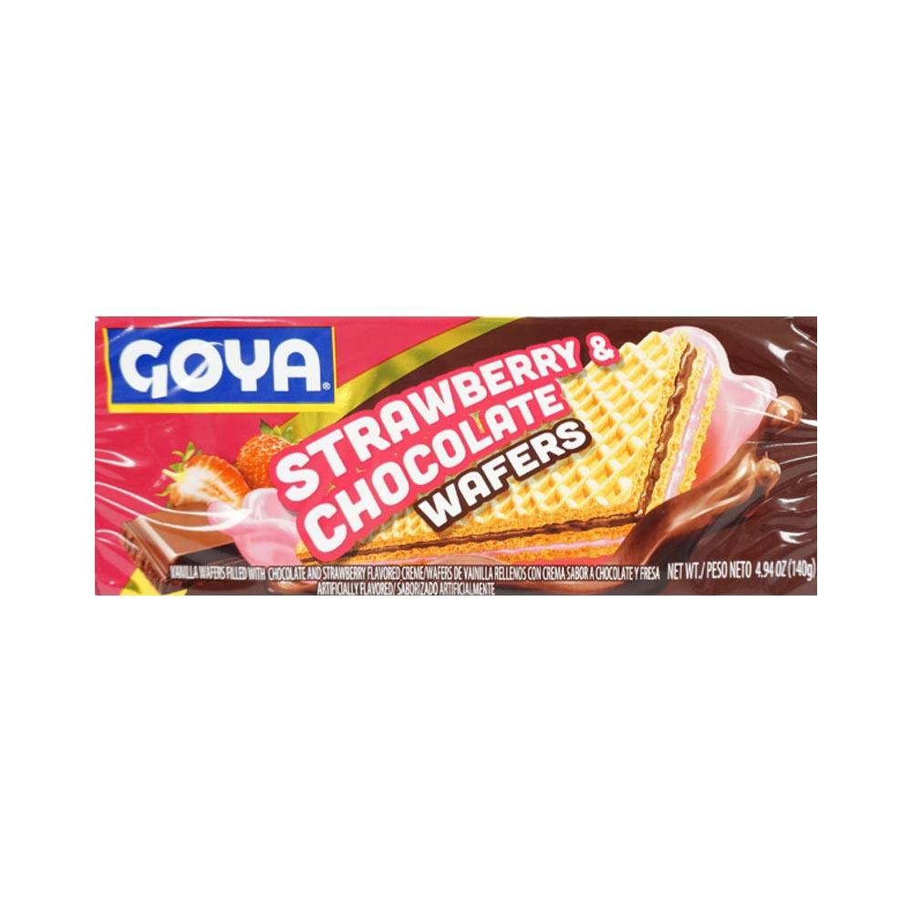 Goya Strawberry Chocolate Wafers