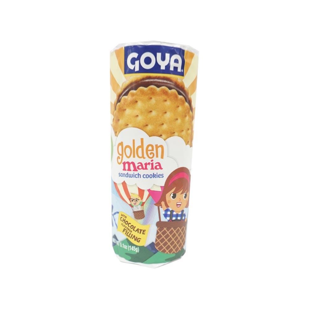 Goya Golden Maria Cookies Sandwich Cookies W/ Chocolate Filling