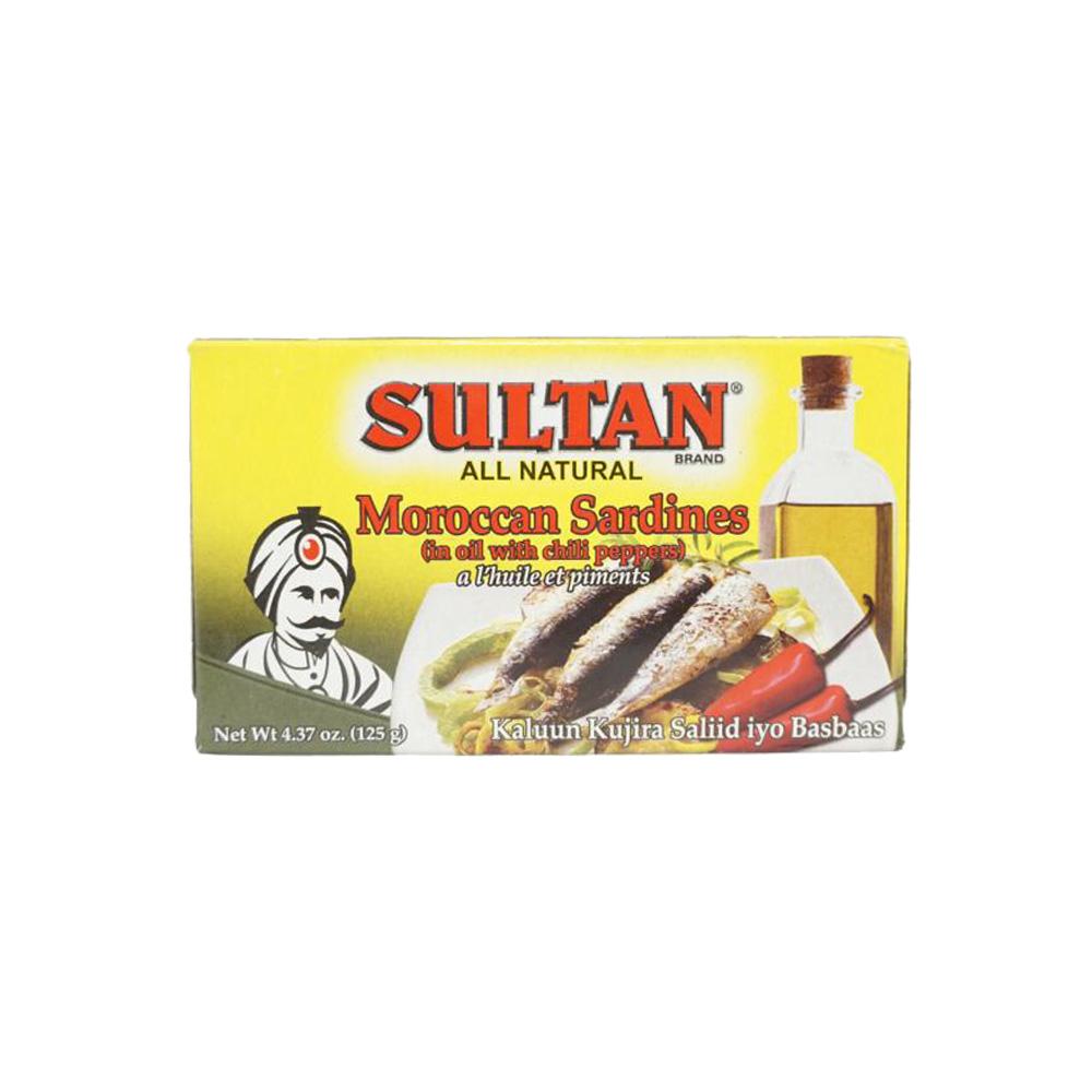 Sultan Morrocan Sardines In Oil W/ Chili Peppers