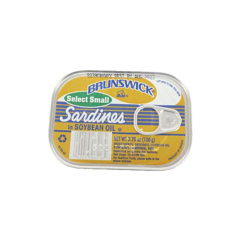 Brunswick Select Small Sardines In Soybean Oil