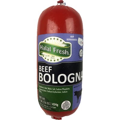 Halal Fresh Beef Bologna