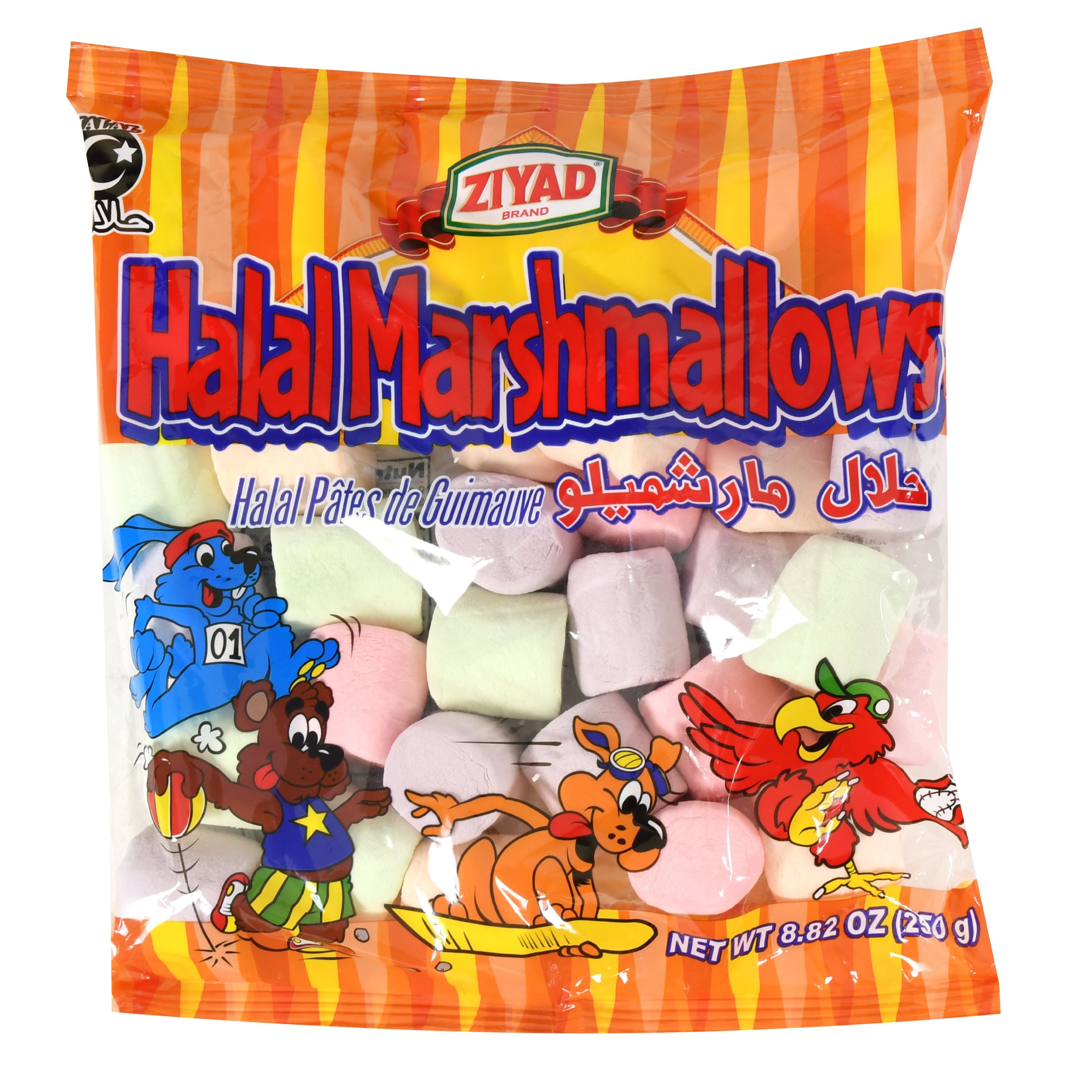 Ziyad Halal Fruit Flavored Marshmallows