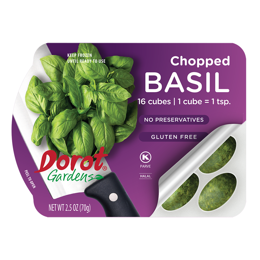 Dorot Cubes Oval Chopped Basil