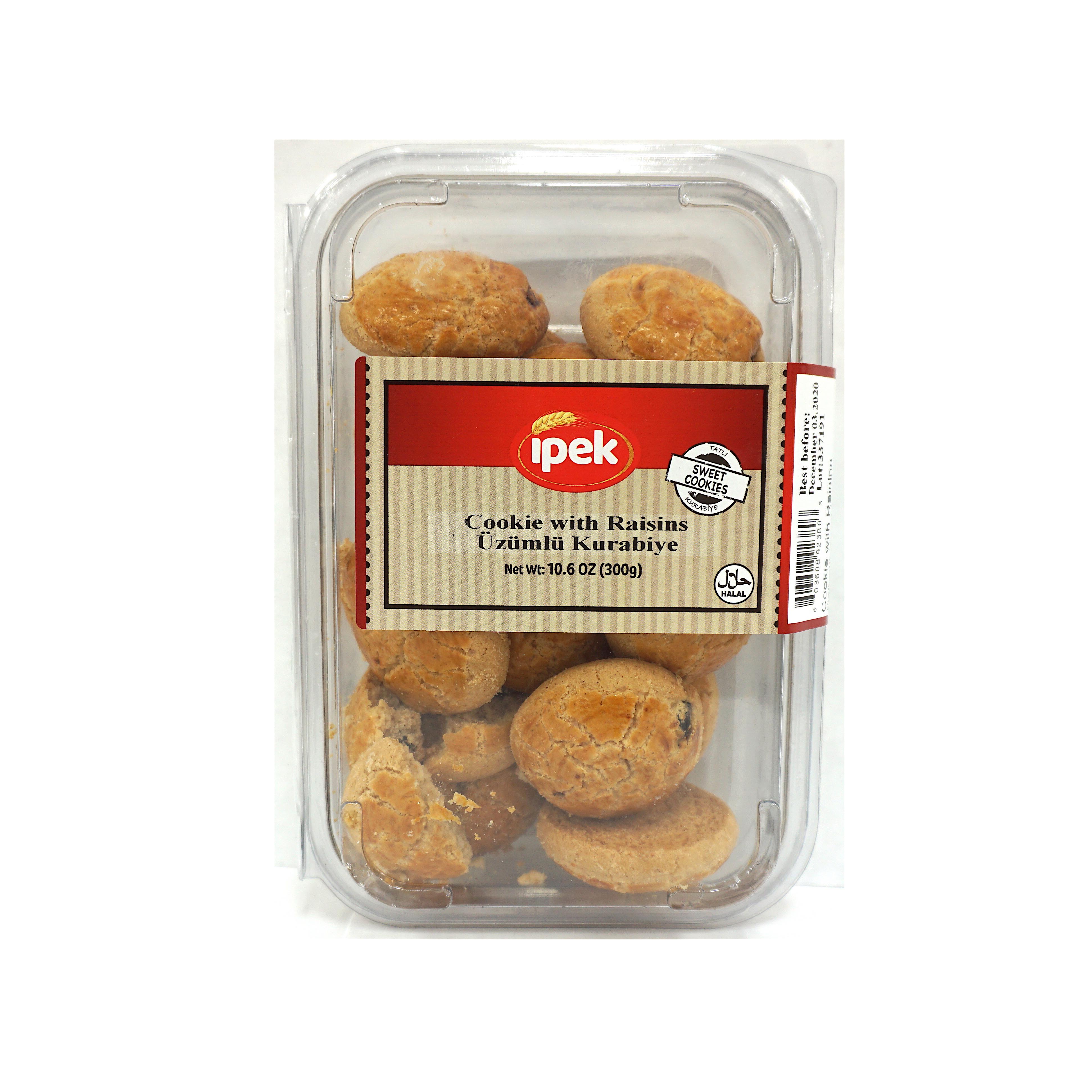 Ipek Cookies With Raisins