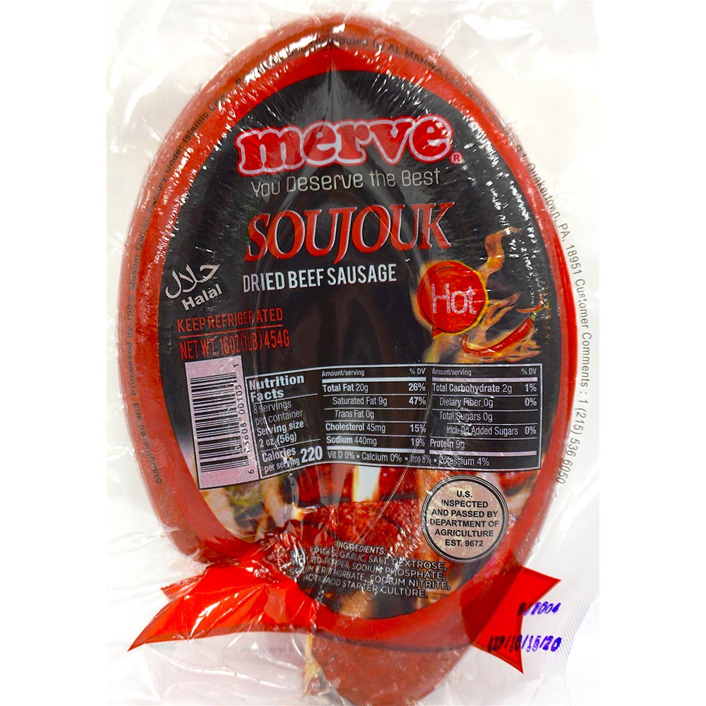 Merve Hot Round Beef Sojouk