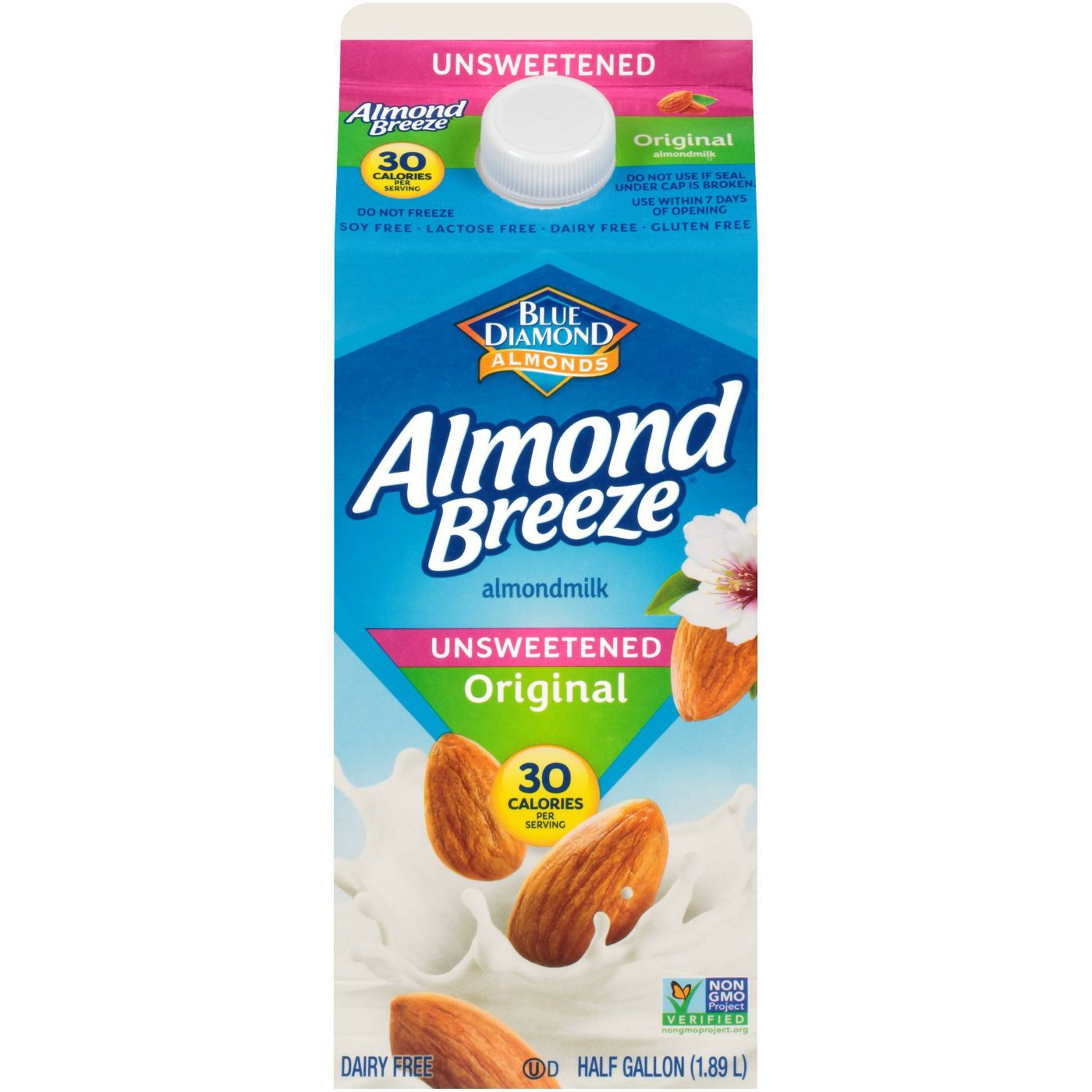Blue Diamond Almond Breeze Almond Milk Unsweetened