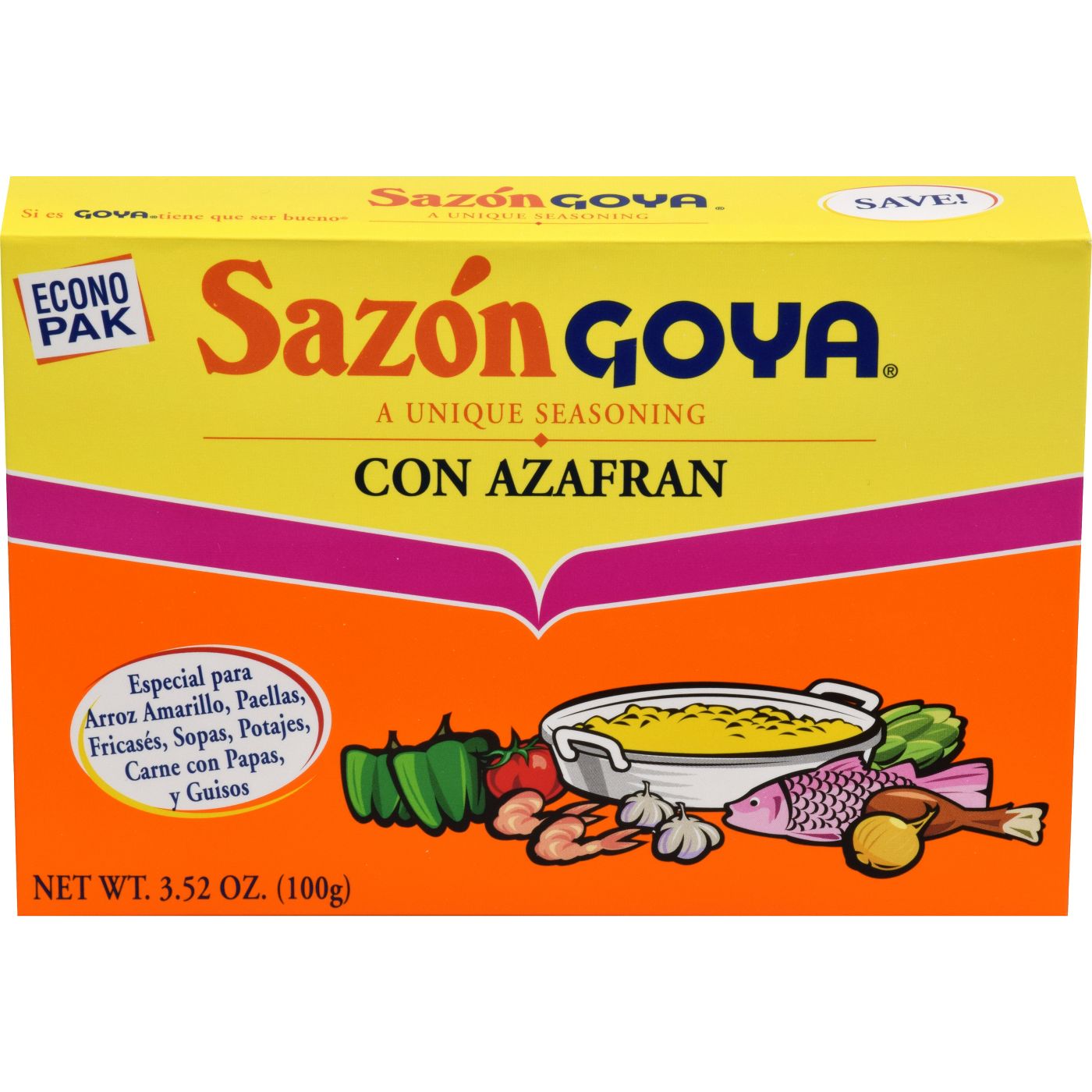 Sazon Goya Con Azafran