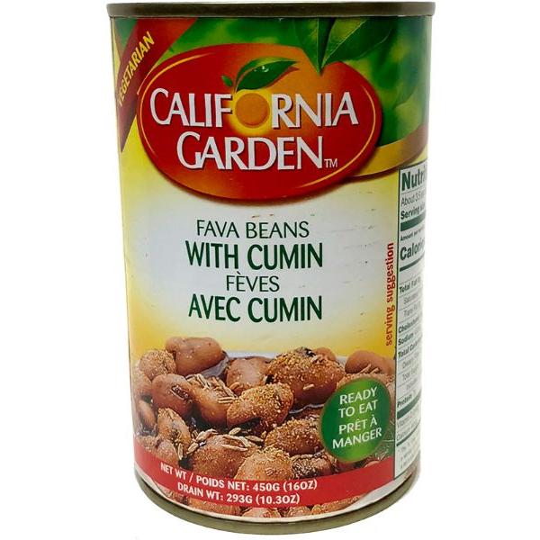 California Garden Fava Beans Cumin Recipe