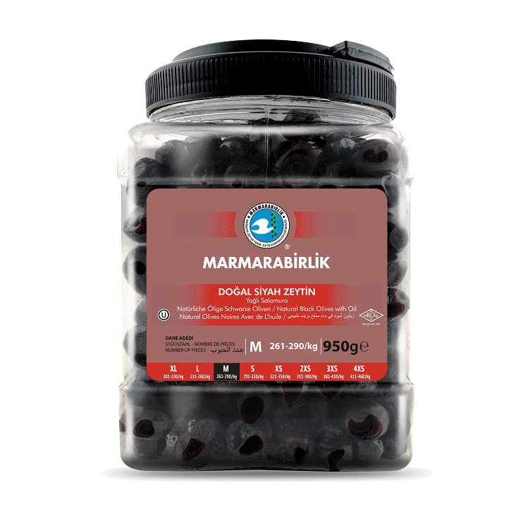 Marmarabirlik Gemlik Black olives M Super