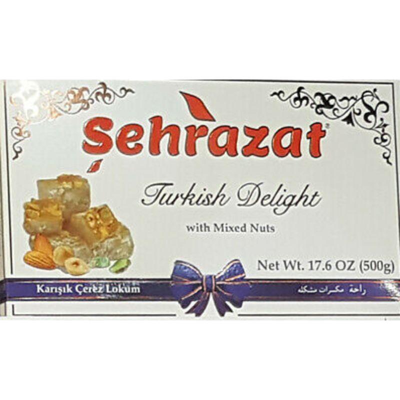 Sehrezat Turkish delight with mixed nuts