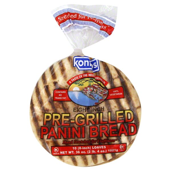 Kontos Pita Panini Bread 8''