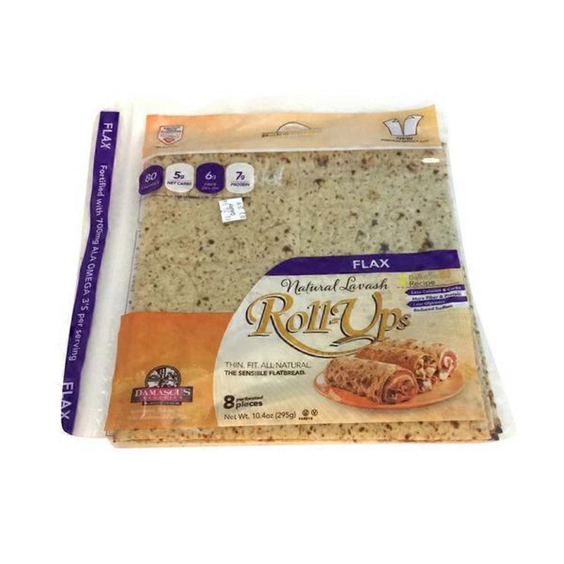 Bakesense Flax All Natural Roll Ups 8 pieces