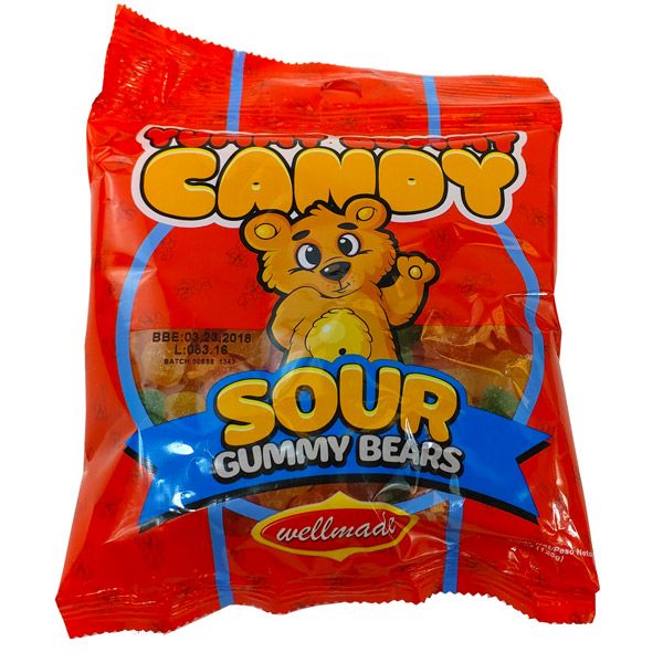 Wellmade Yummy Gummy Sour Bears